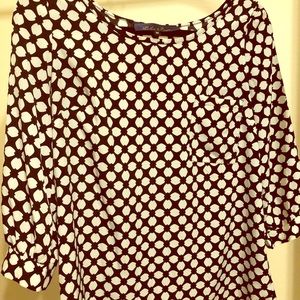 Black and White blouse by Blue Rain M